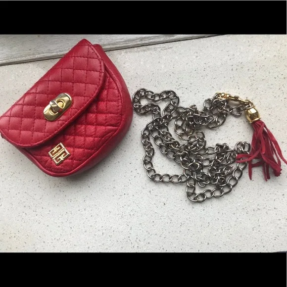 GIVENCHY RARE Red vintage 90s waist belt bag - Picture 2 of 6